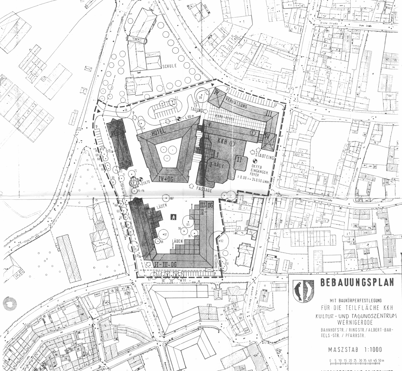 Bebauungsplan Planzeichnung 09 Kultur und Kongresszentrum Wernigerode 