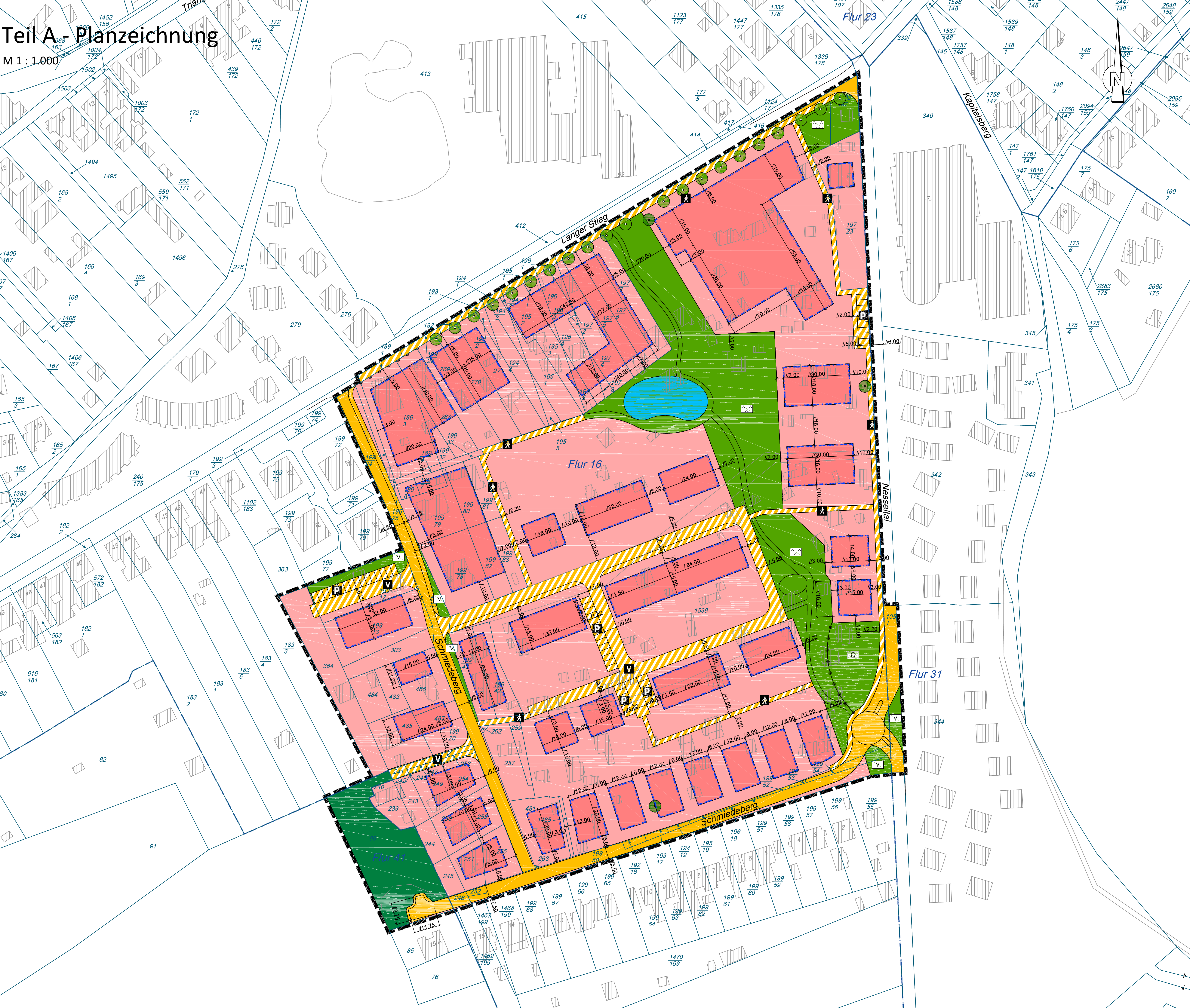 Bebauungsplan Planzeichnung Nesseltal